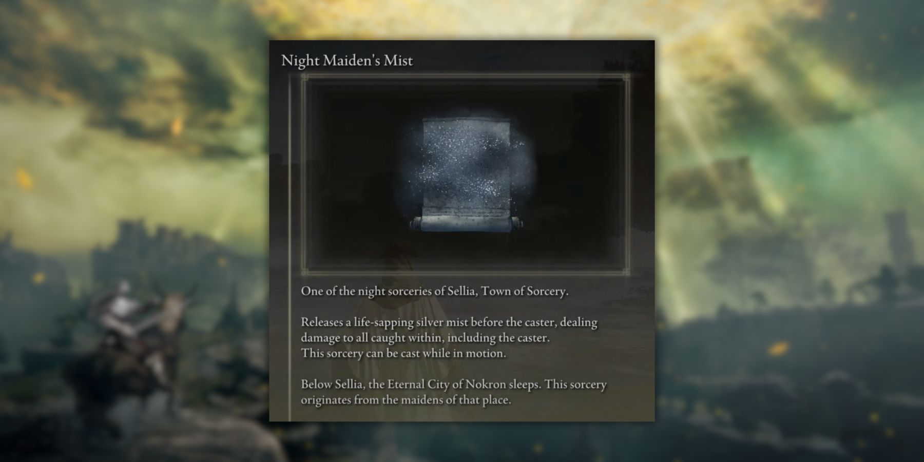 Night Maiden’s Mist in Elden Ring