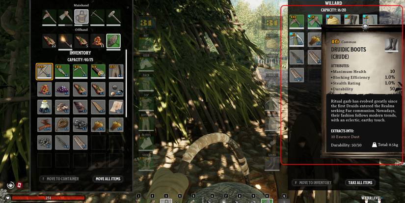 Nightingale - Looking At NPC Armor