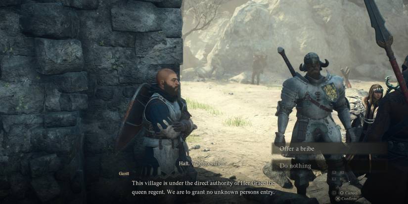 Offering Bribe to Gantt in Dragon's Dogma 2