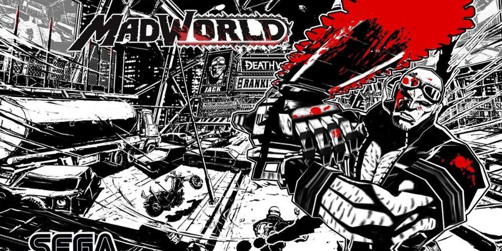 Official art of Jack Cayman in MadWorld.