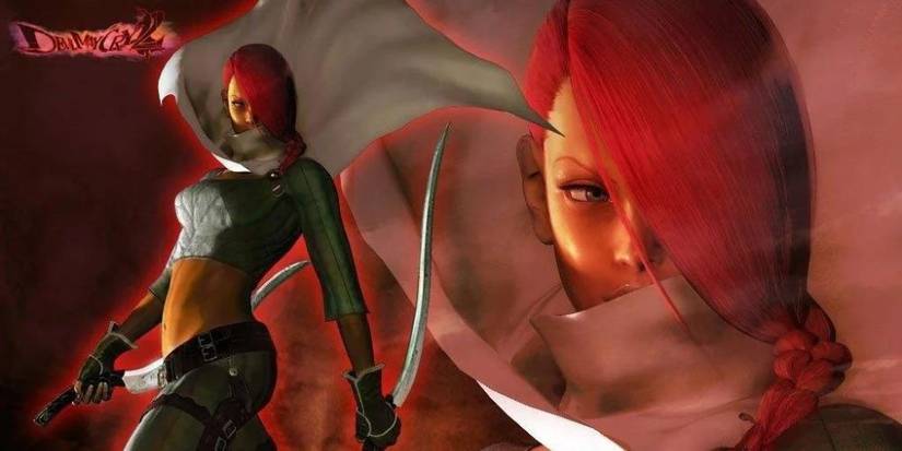 Official art of Lucia from Devil May Cry 2.