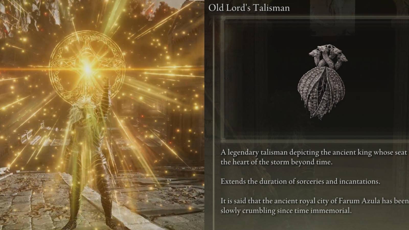 Old Lord's Talisman Featured Image in Elden Ring