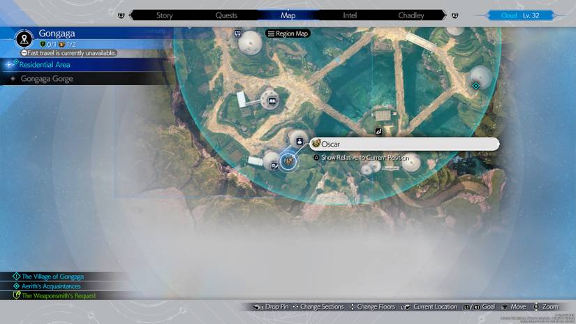 Oscar in Gongaga Village Final Fantasy 7 Rebirth