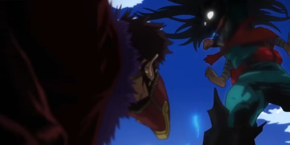 Overhaul realizes that Deku (and Eri) is about to defeat him.