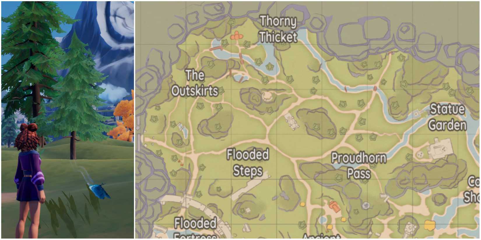 Bahari Map Best Locations For Catching Bugs In Palia