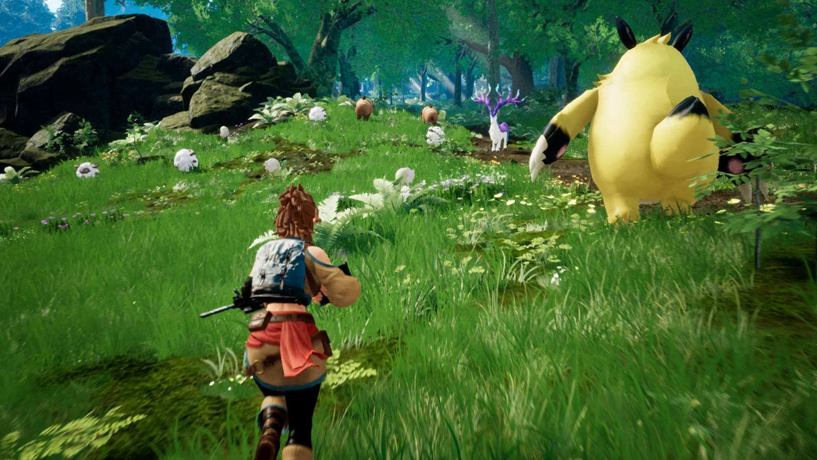 Palworld Player Builds Impressive Manor