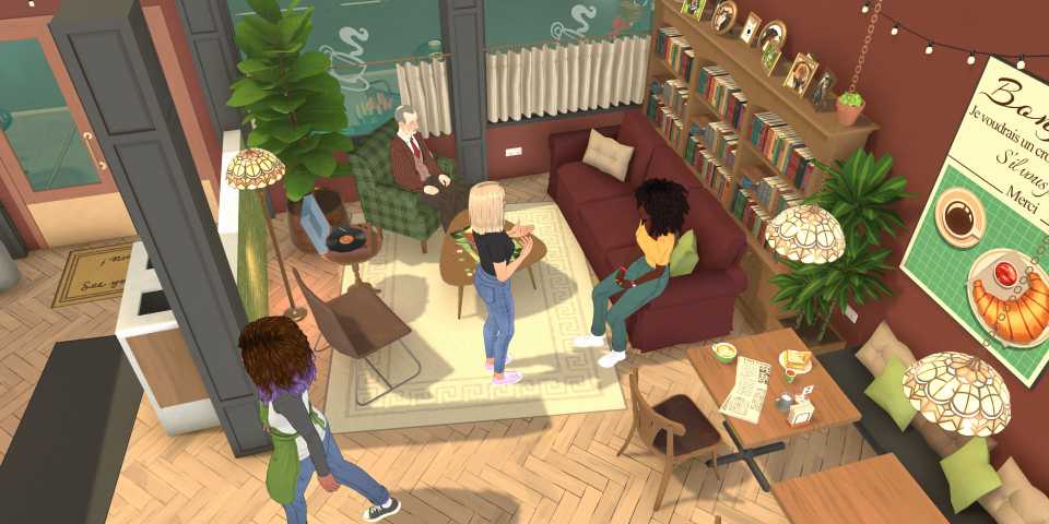 Two parafolks playing in paralives