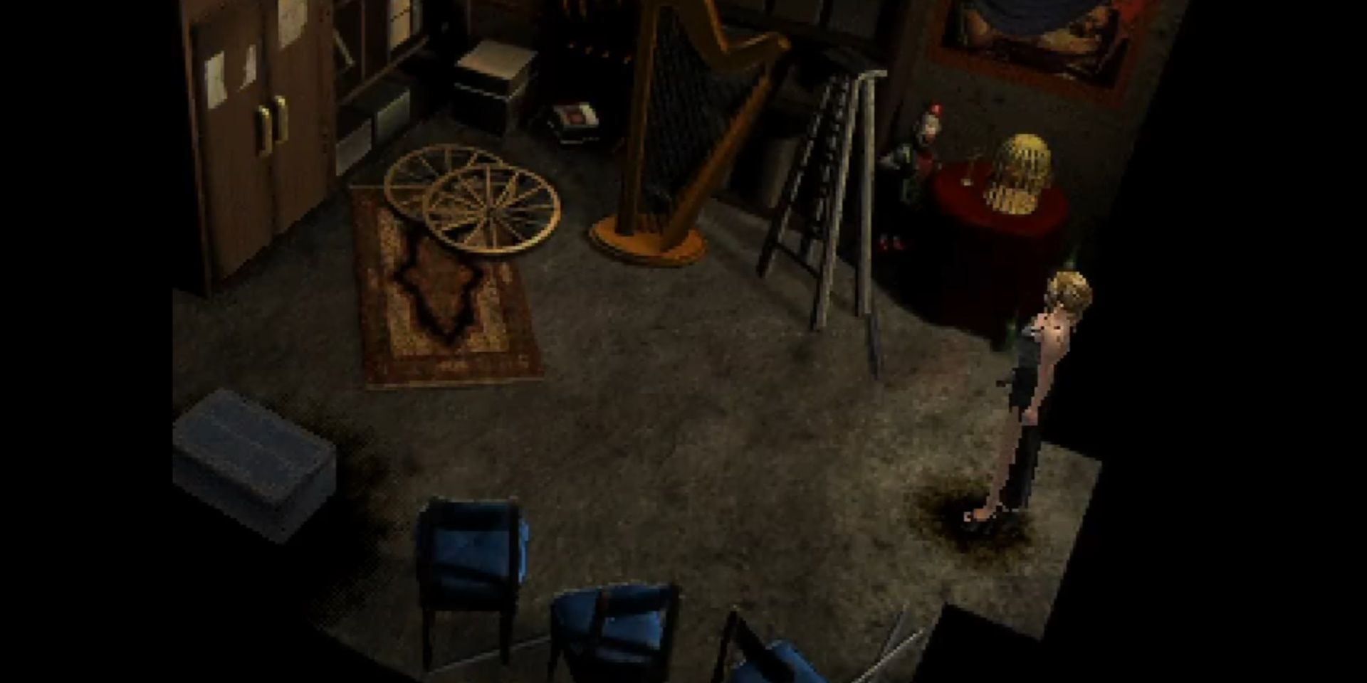 Exploring a room in Parasite Eve