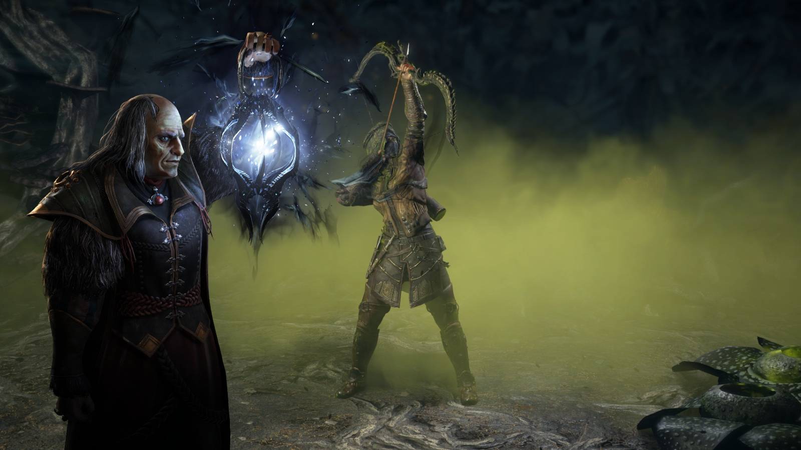 Key art of the Ranger class from the Necropolis League in Path of Exile.