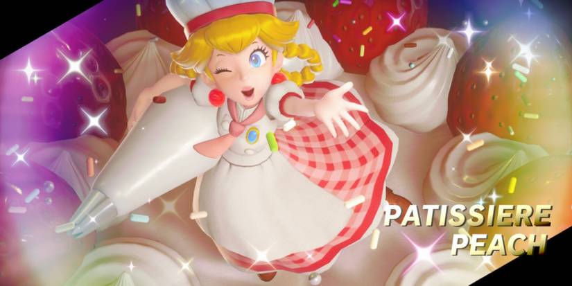 princess peach showtime baking cakes