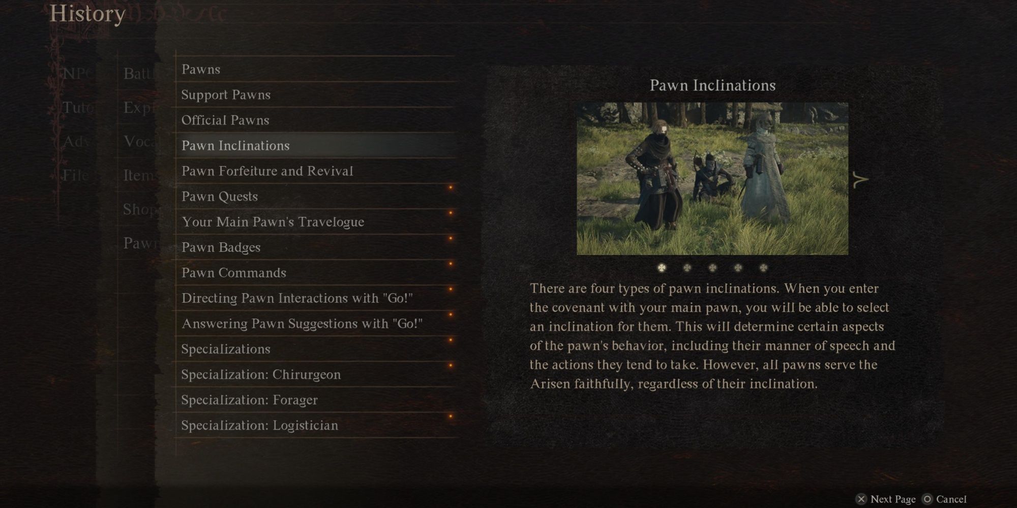 Pawn Inclinations Tip in Dragon's Dogma 2