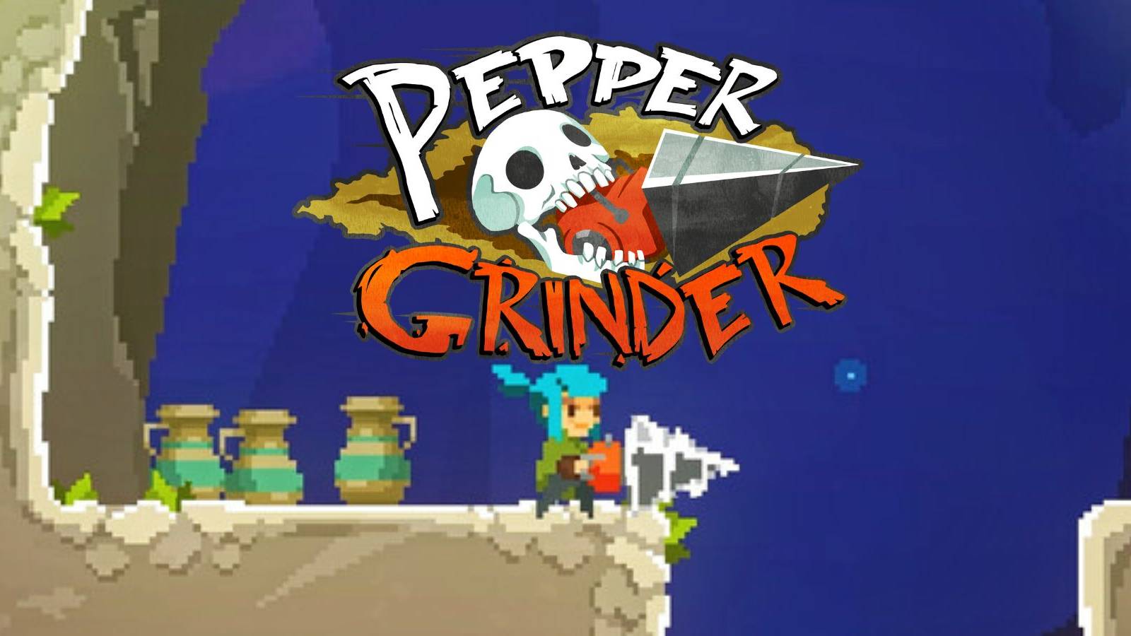 pepper grinder video game pepper protagonist with drill