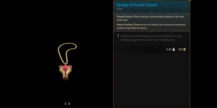 periapt of wound closure
