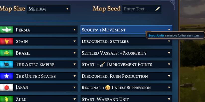Persia Has Better Scout Movement In Millennia
