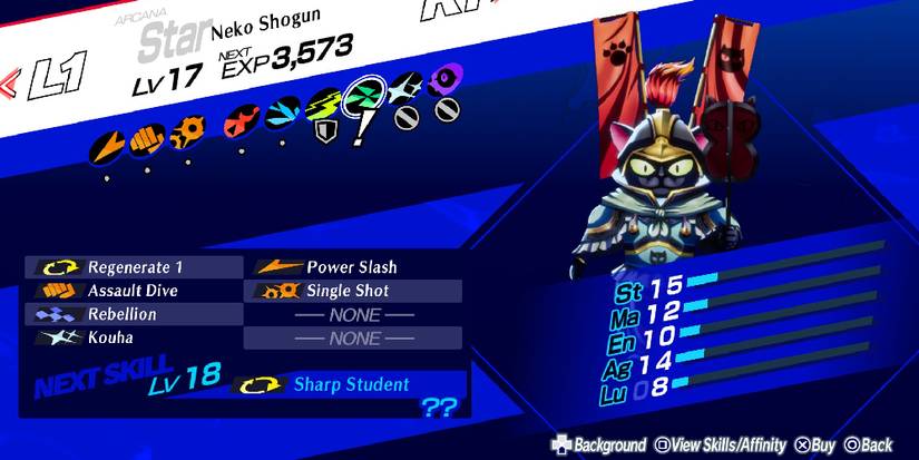 Persona 3 Reload Neko Shogun