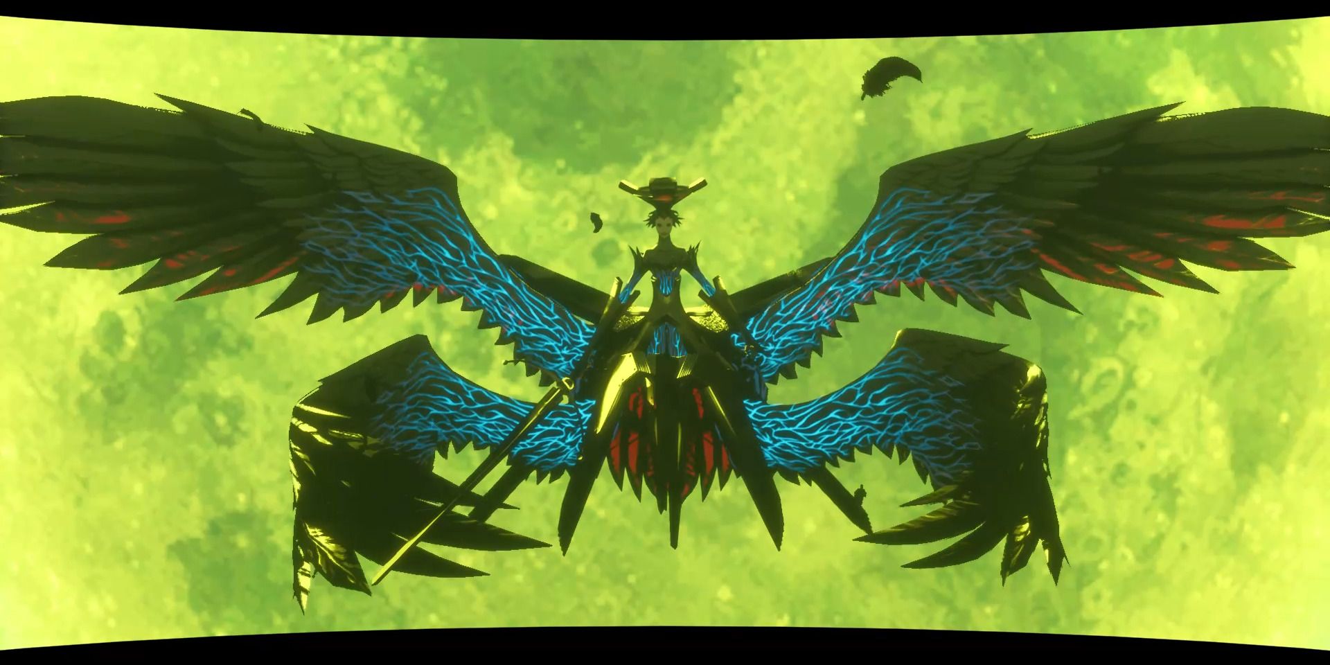 Image of the final boss, Nyx, in a cutscene in Persona 3 Reload