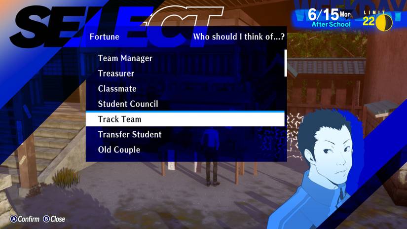 Persona 3 Reload Relationship Fortune