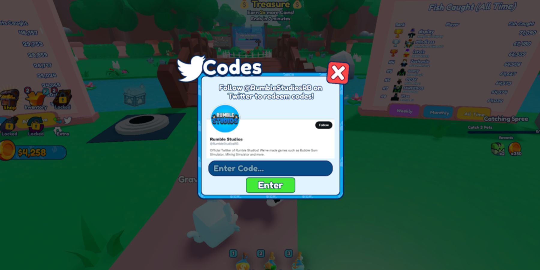 Roblox: Pet Catchers Codes