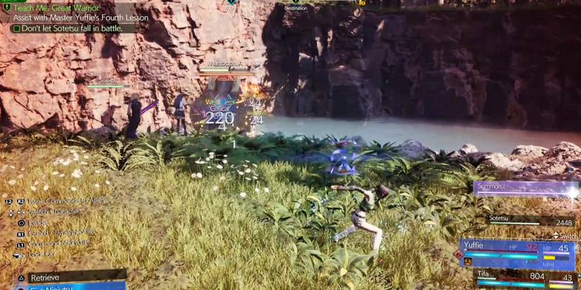 Final Fantasy 7 Rebirth: Teach Me, Great Warrior Lessons