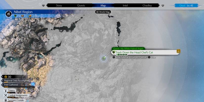 Final Fantasy 7 Rebirth: My White-Haired Angel Cat Location