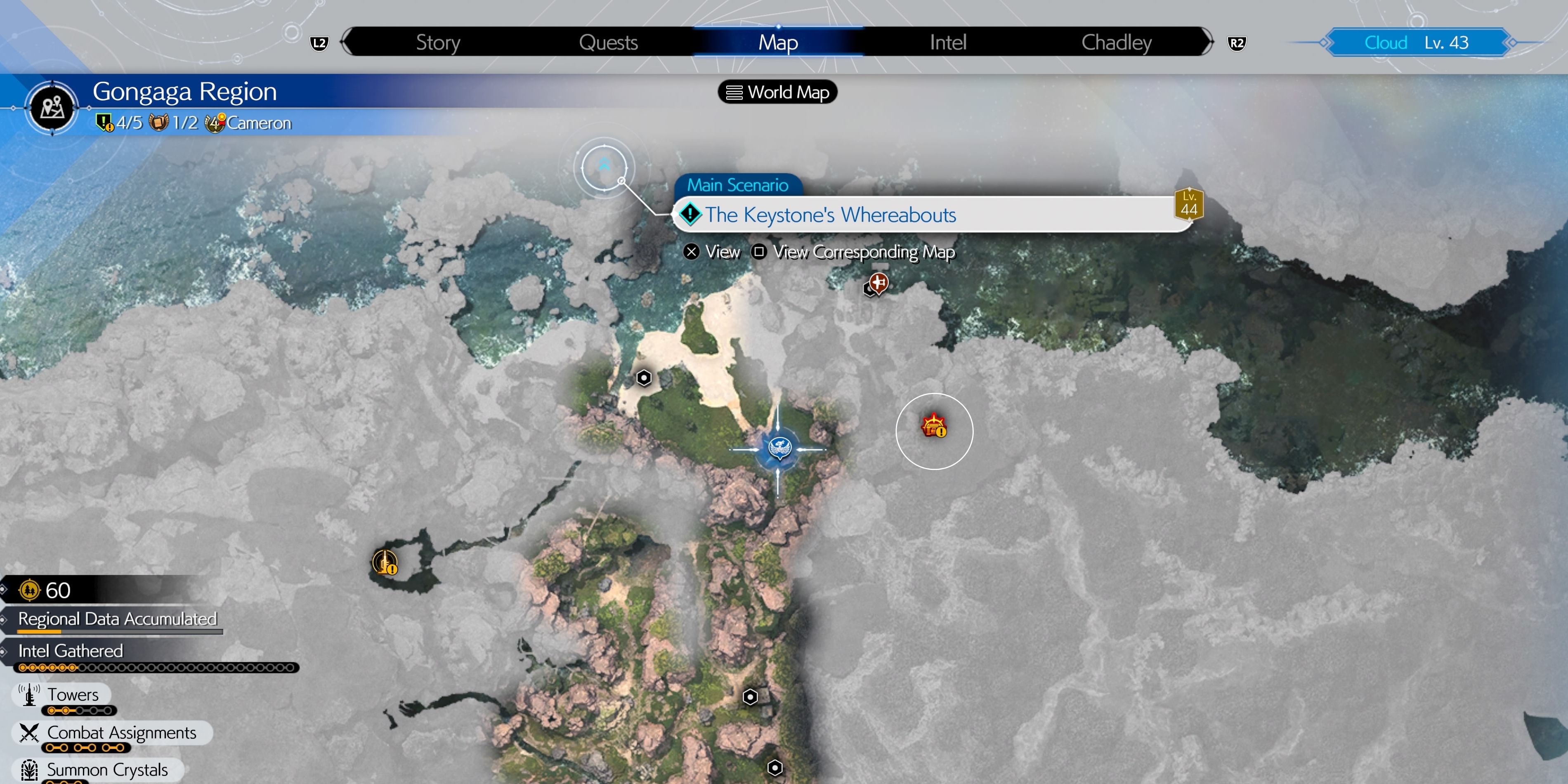 Final Fantasy 7 Rebirth: Gongaga Region Protorelic Phenomenon Intel 3 Location