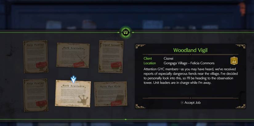 Final Fantasy 7 Rebirth: Woodland Vigil Side Quest