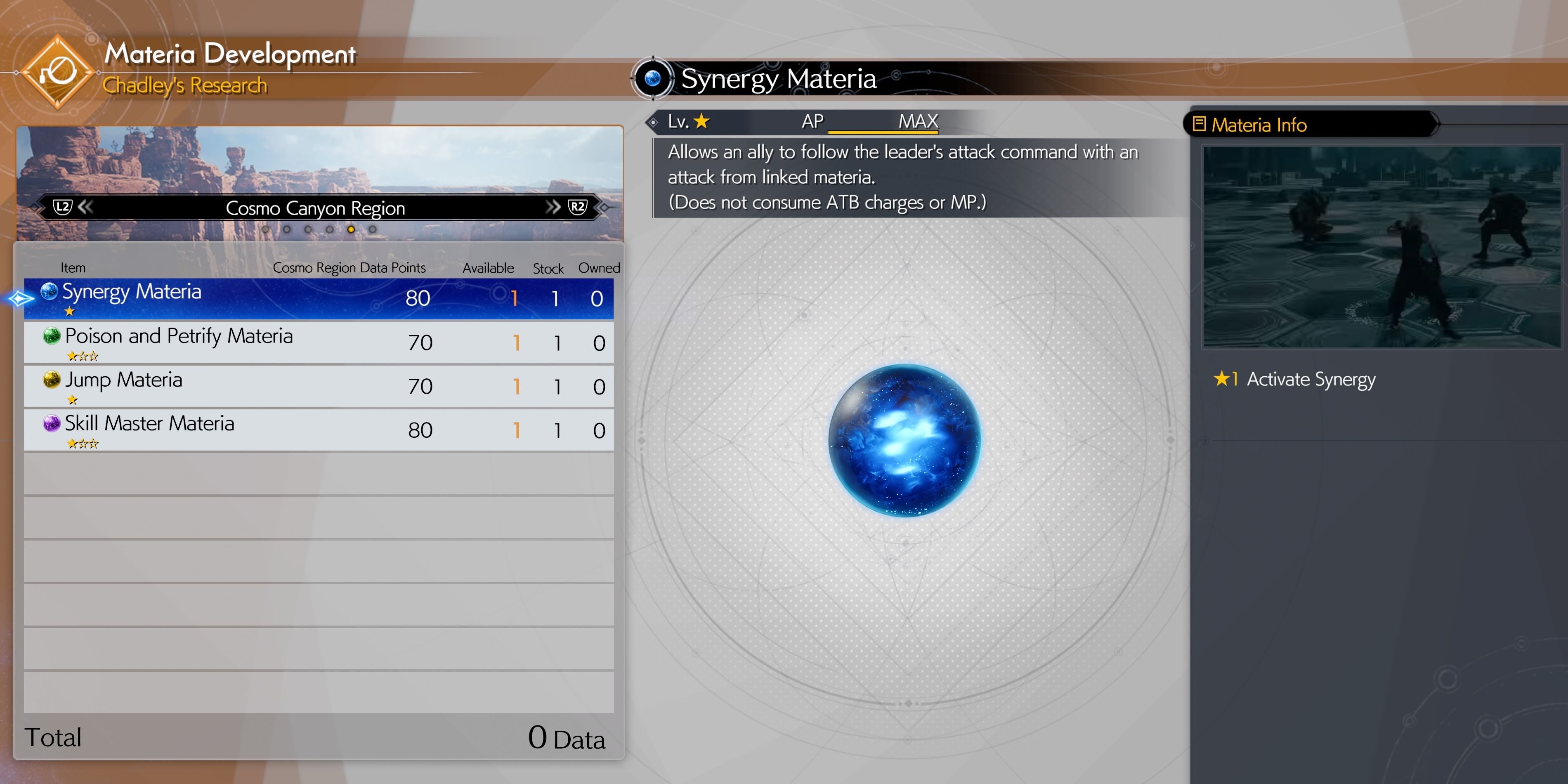 Final Fantasy 7 Rebirth: How To Use Synergy Materia