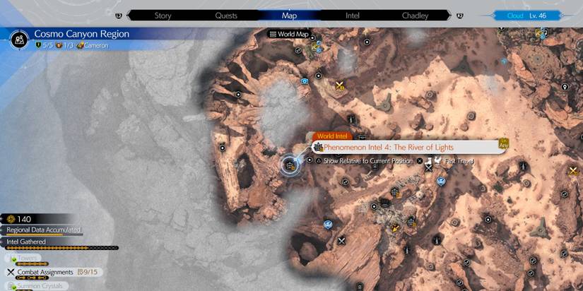 Final Fantasy 7 Rebirth: Gears and Gambits 4 Location (Cosmo Canyon Protorelic)