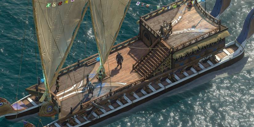 Crew on board ship in Pillars of Eternity 2