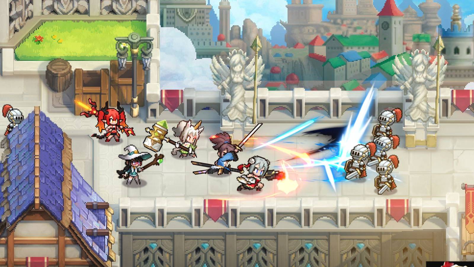 Pixel Heroes characters