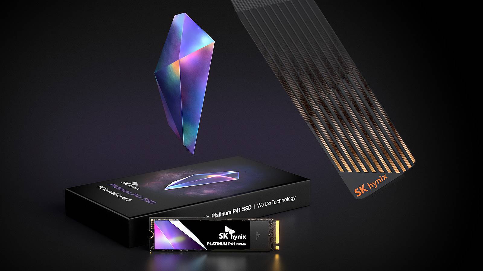 platinum p41 ssd and heatsink