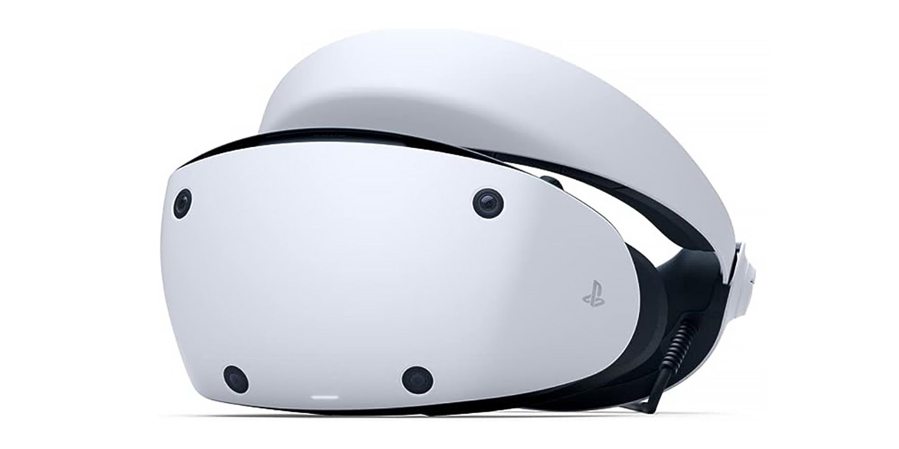 PlayStation PS VR2 close-up on white background