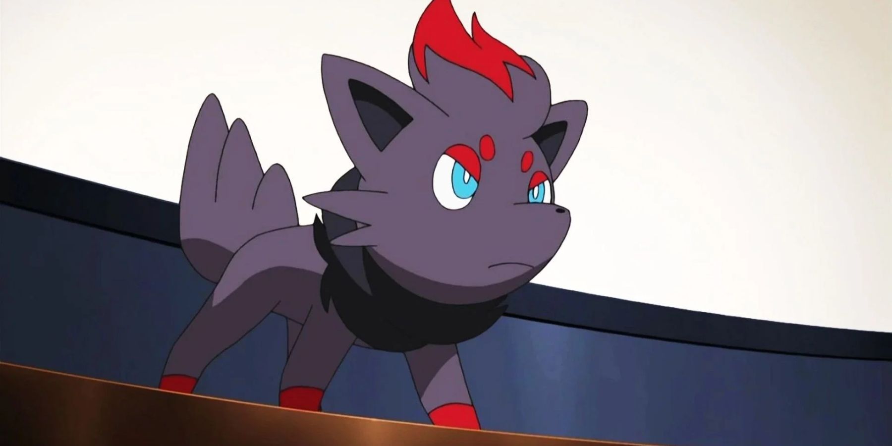 An image of Zorua from the Pokemon anime.