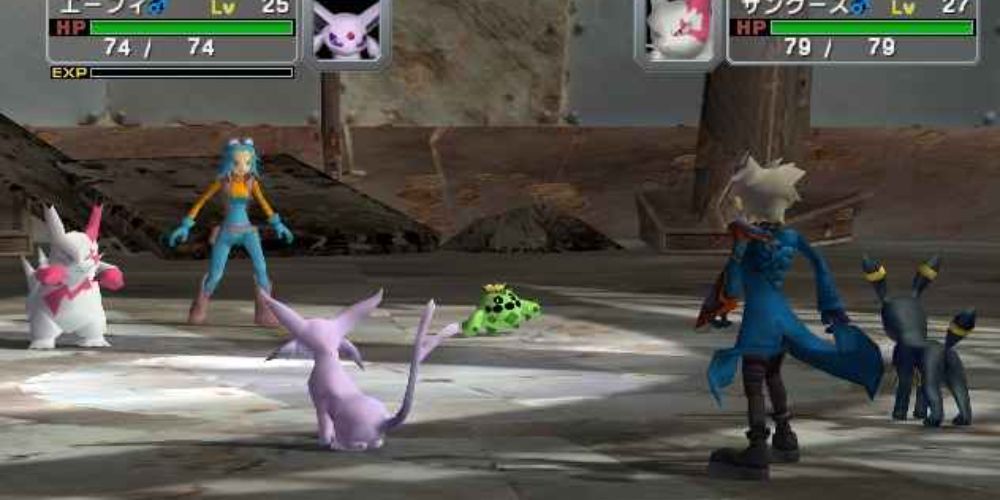 Gameplay screenshot from Pokemon colosseum 