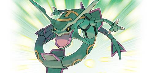 pokemon emerald key art rayquaza