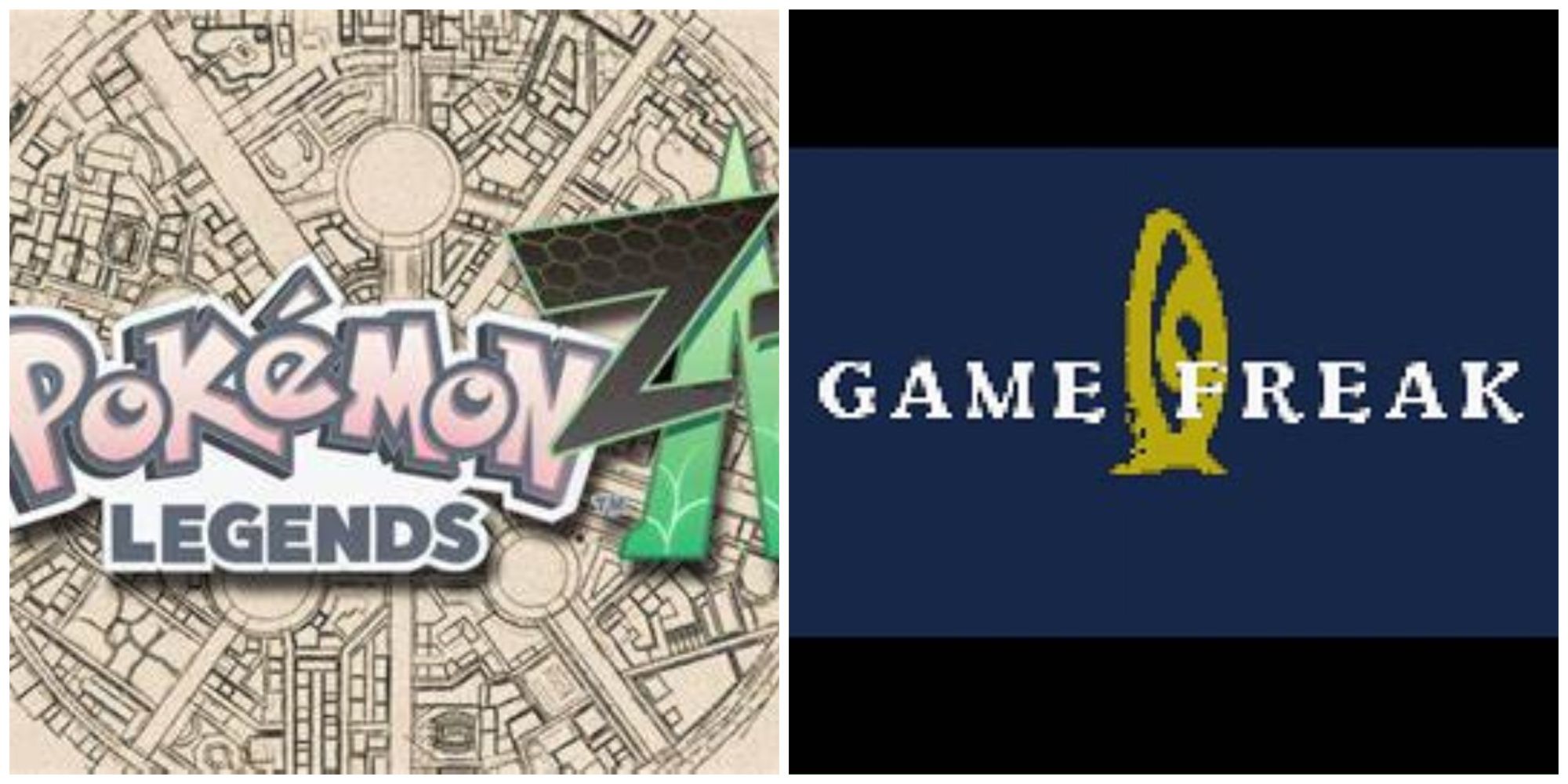 Pokemon Legends Z-A and Gamefreak Logo