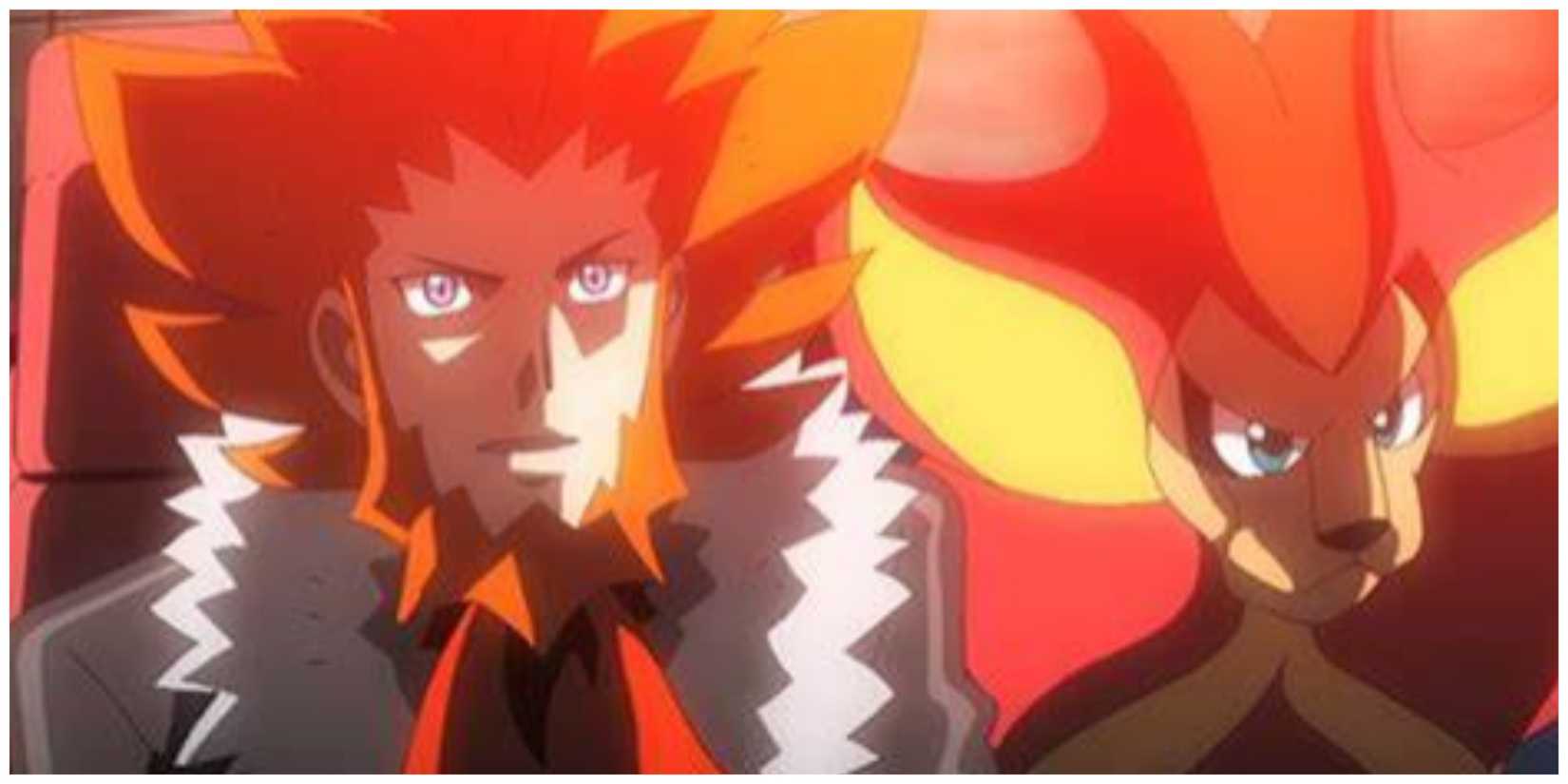 Pokemon Lysandre And Pyroar