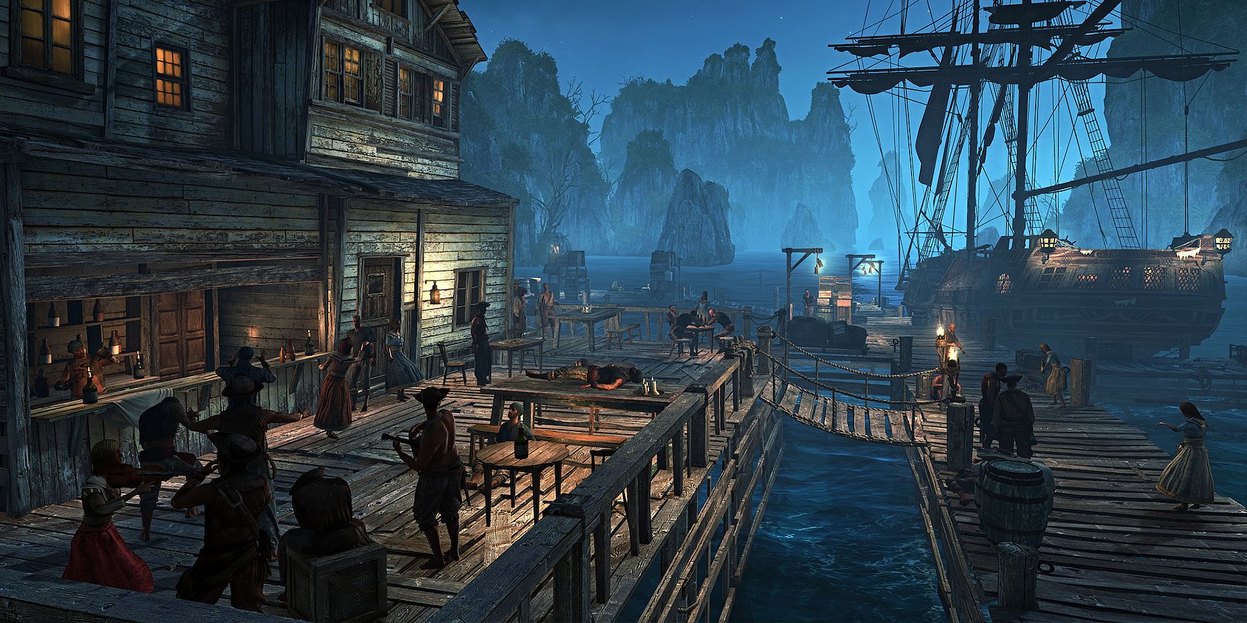 Port city in Assassin's Creed 4 Black Flag