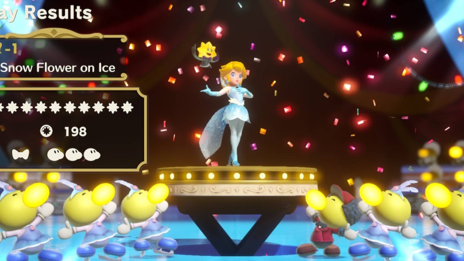 A Snow Flower on Ice end screen