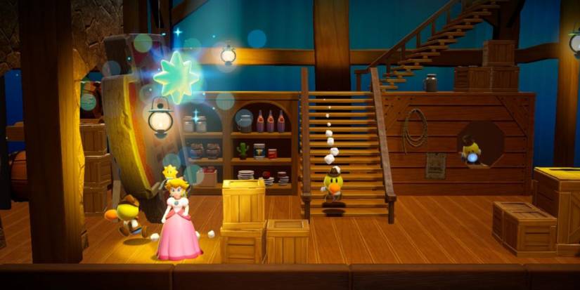 entering locked building and grabbing sparkle gem