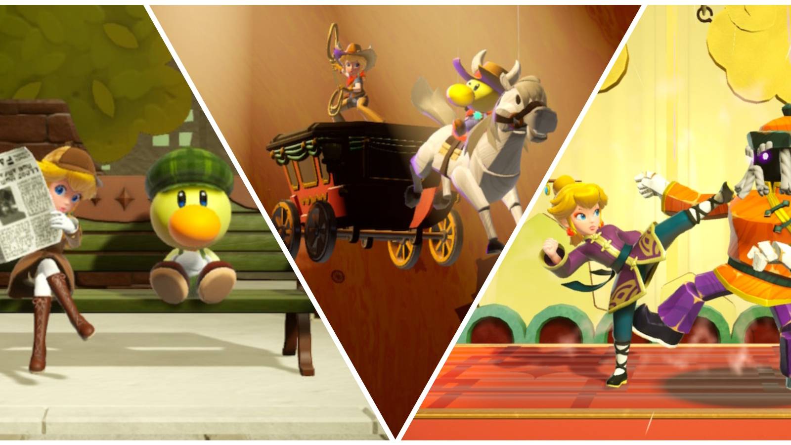 gameplay diversity shown in peach showtime
