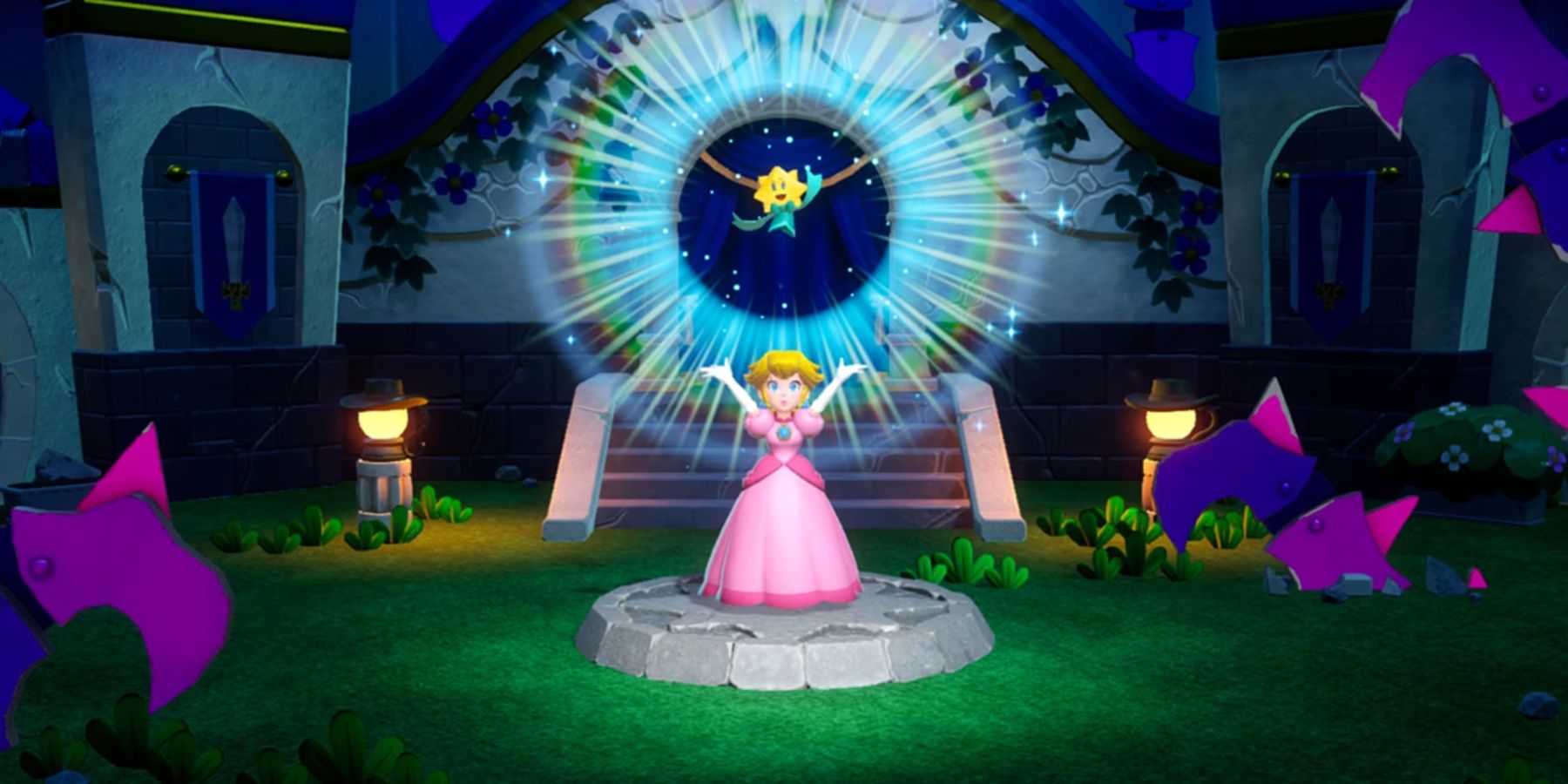 Сравнение Princess Peach: Showtime с Super Princess Peach