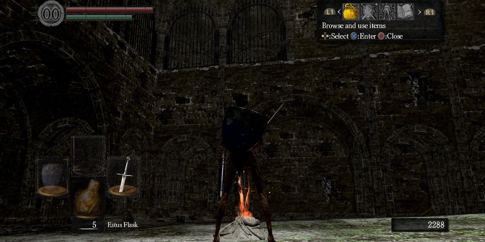 PS4 Button Interface mod for Dark Souls