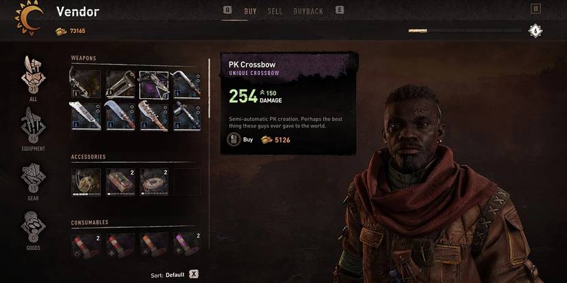 Purchasable PK Crossbow and Bolts mod for Dying Light 2