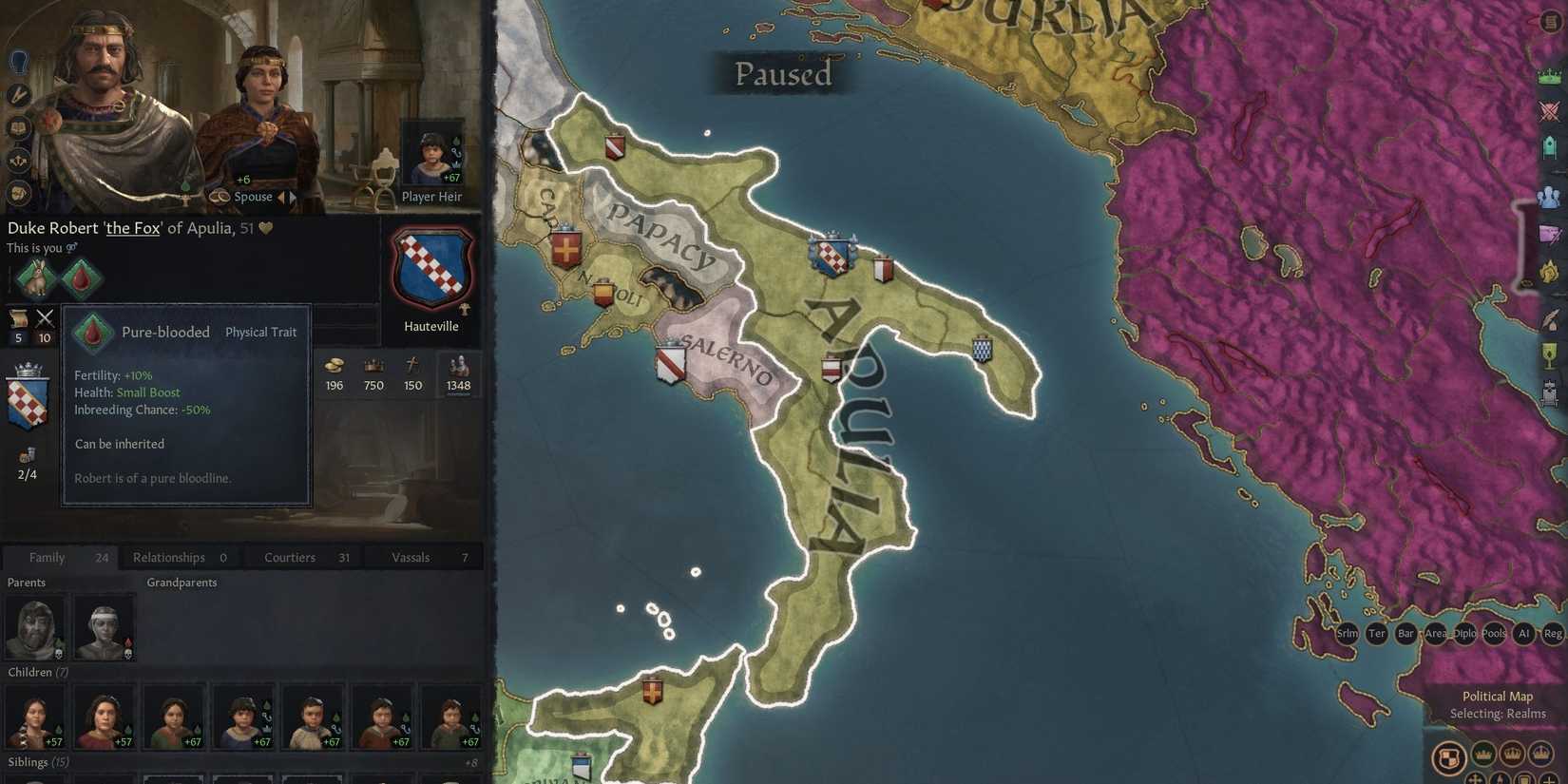 Pure-Blooded Trait CK3