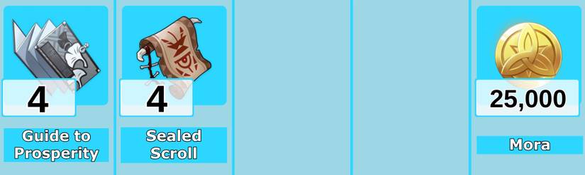 Qiqi Talent Materials Level 4 - Genshin Impact