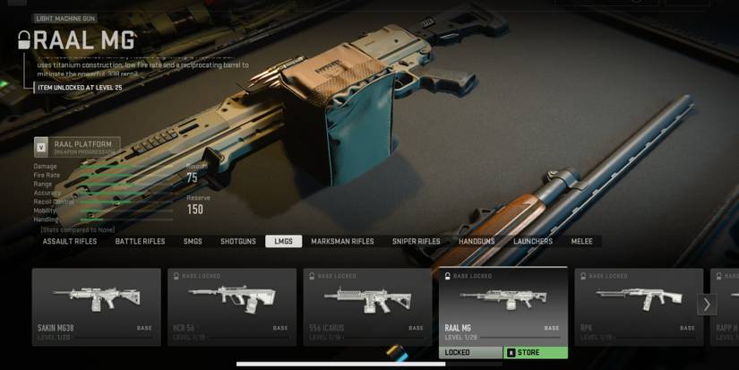 RAAL MG LMG Call Of Duty Warzone Mobile