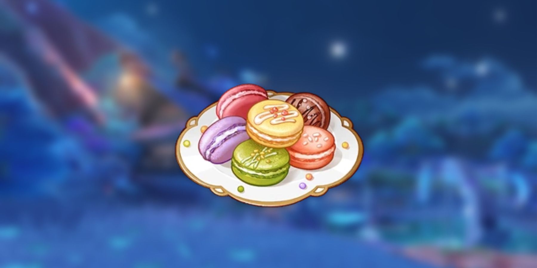 rainbow macarons