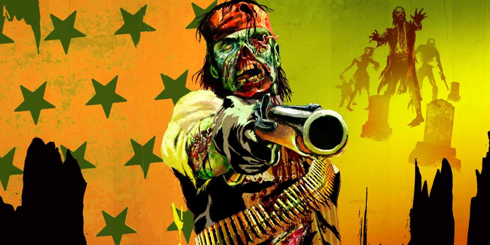 rdr undead nightmare main art john marston zombie