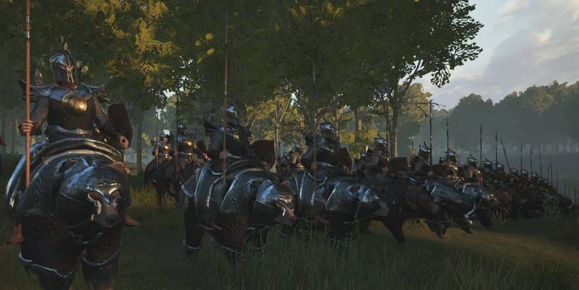 Soldiers on bears in Realms Forgotten